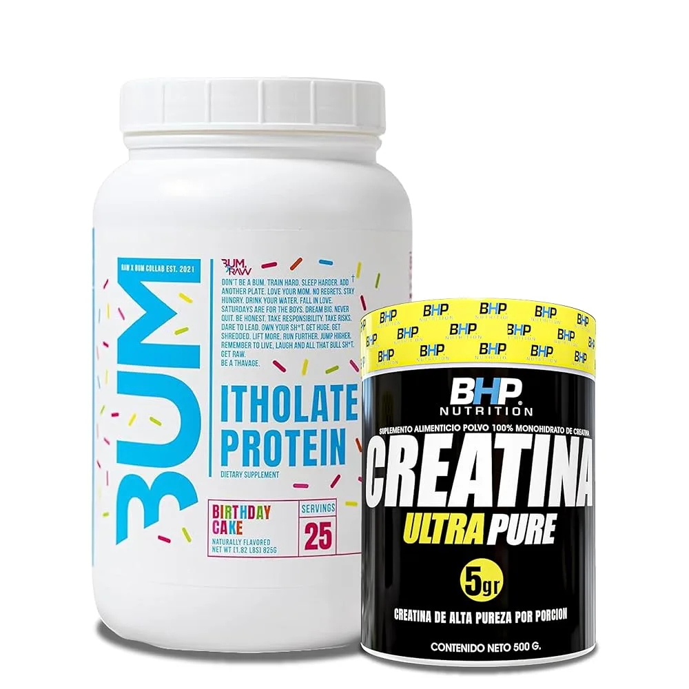 RAW CBUM ITHOLATE 2LBS + BHP CREATINA ULTRA PURE 500GRS